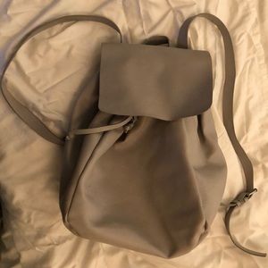 Light grey Zara backpack